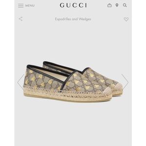 Gucci supreme bees espadrilles